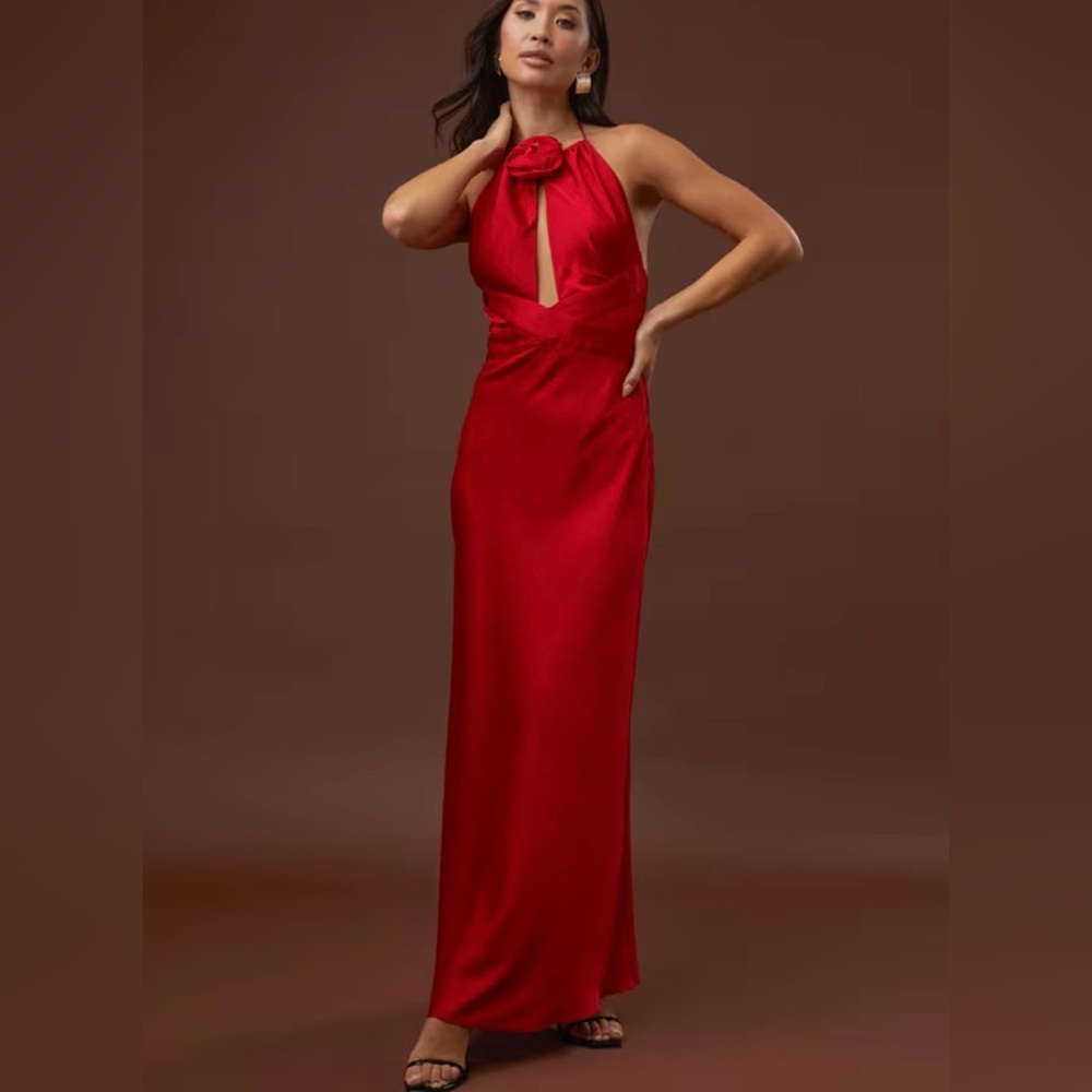 Ronny Kobo wonder dress in red medium